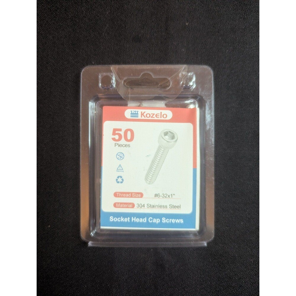 Kozelo 50pcs Socket Head Cap Screws